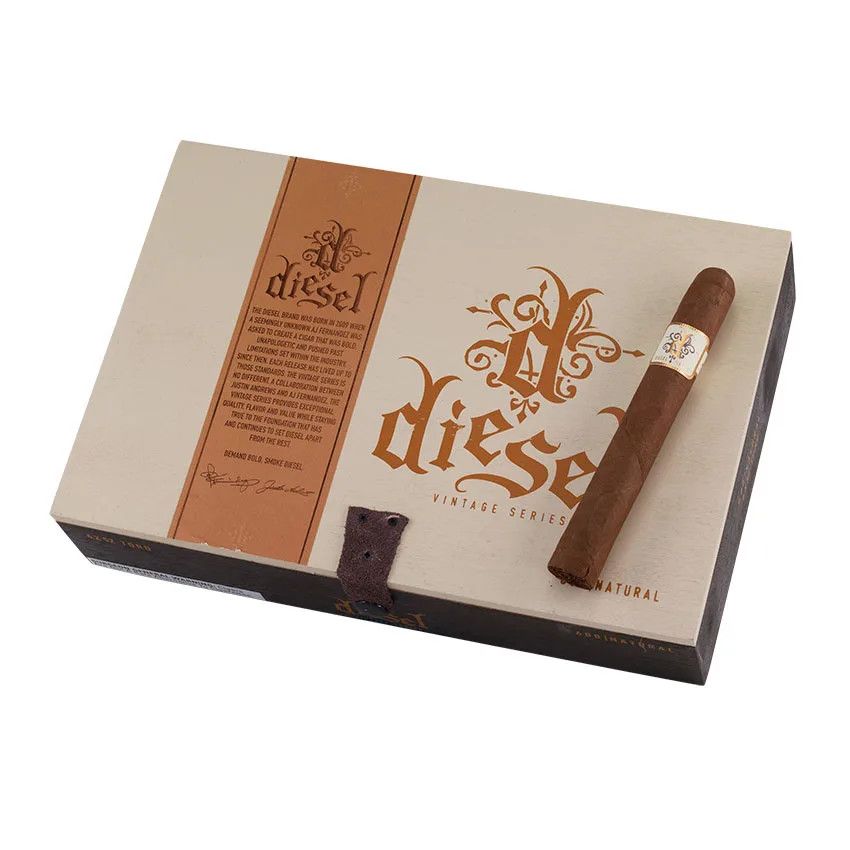 Diesel Vintage Series 6000 Natural - Toro, Single/Box: (Single) (6 x 52)