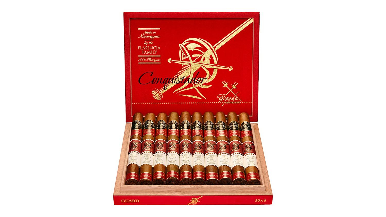 Montecristo Espada Conquistador, Size: Guard (6"x50), Single/Box: (Single)