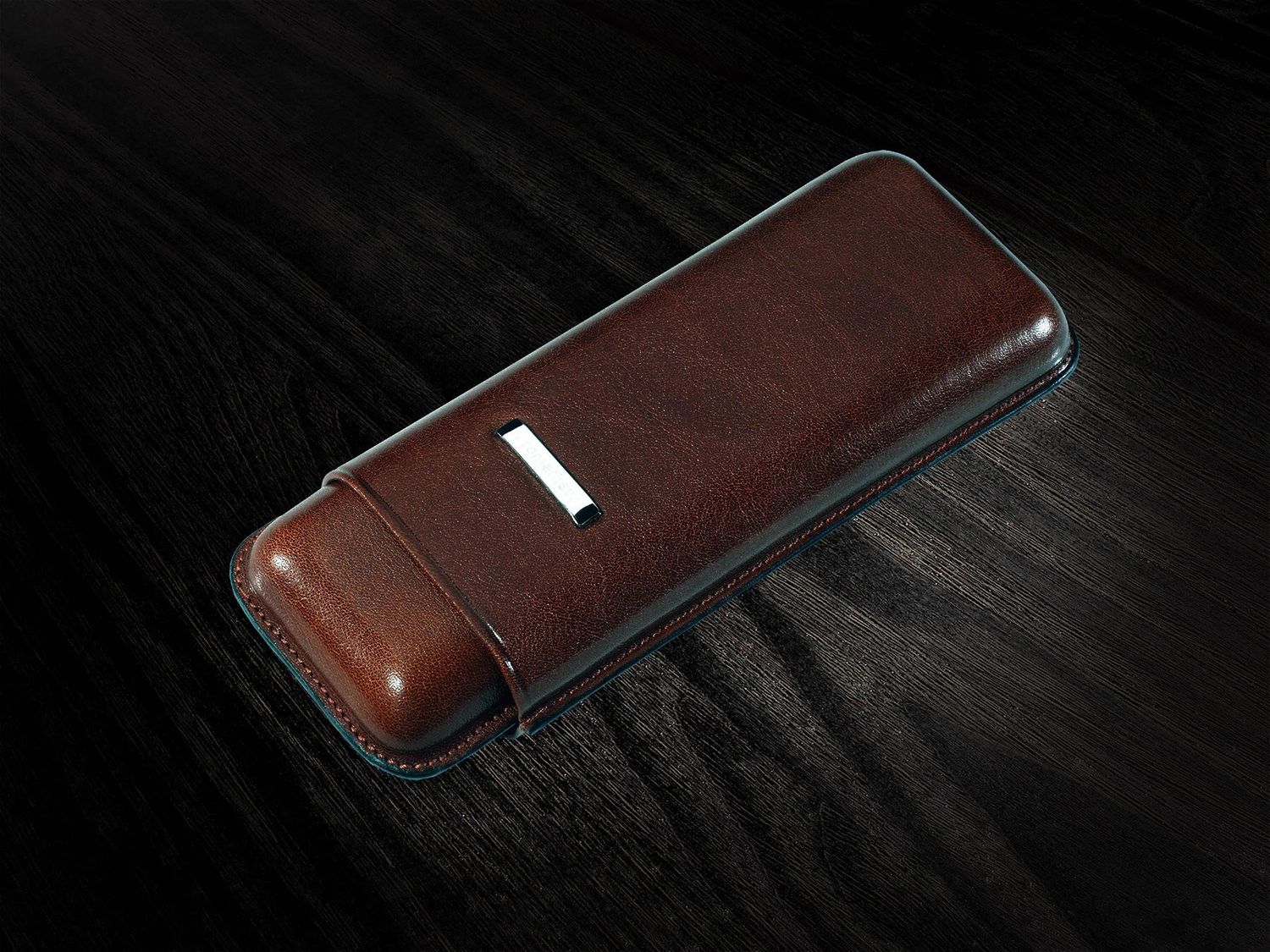 Prometheus Brown 2-Cigar Case (60 RG)