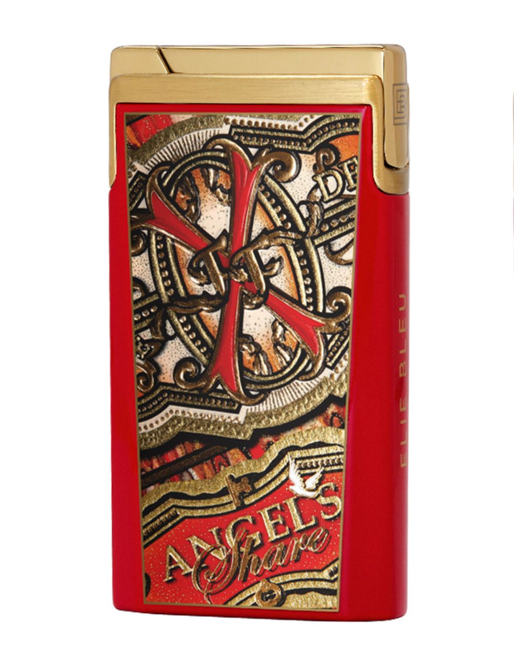 Elie Bleu Fuente Fuente Opus X Angel's Share “Stairway to Heaven” J-15 Red &amp; Gold Lighter