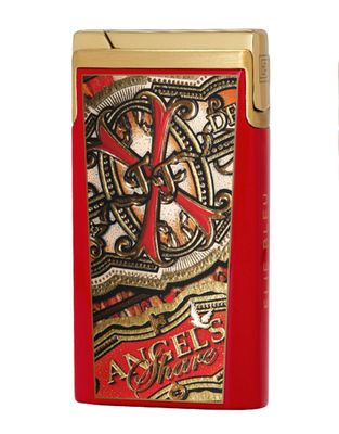 Elie Bleu Fuente Fuente Opus X Angel's Share “Stairway to Heaven” J-15 Red &amp; Gold Lighter