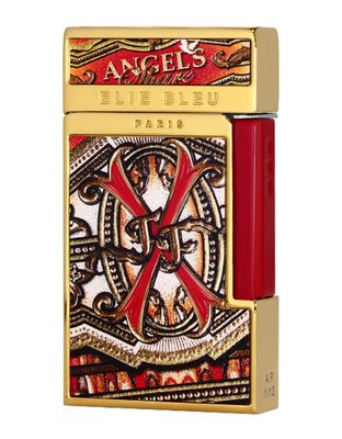 Elie Bleu Fuente Fuente Opus X Angel's Share “Stairway to Heaven” J-14 Gold &amp; Red Lighter