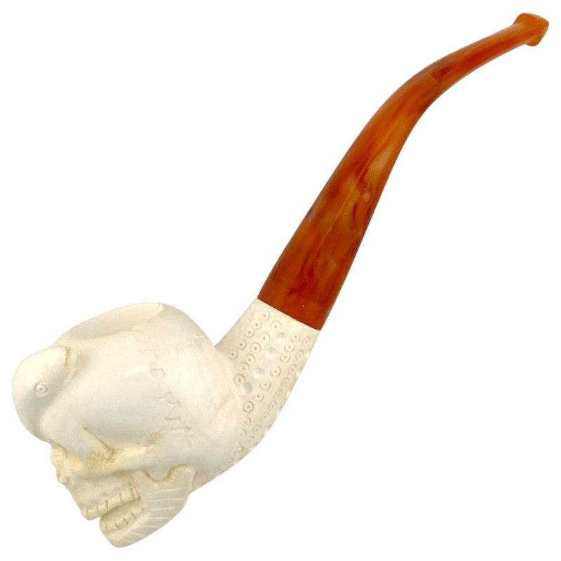 Servi Skull Meerschaum Pipe