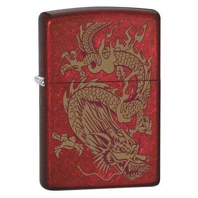 Zippo 79095 Golden Dragon - Candy Apple Red