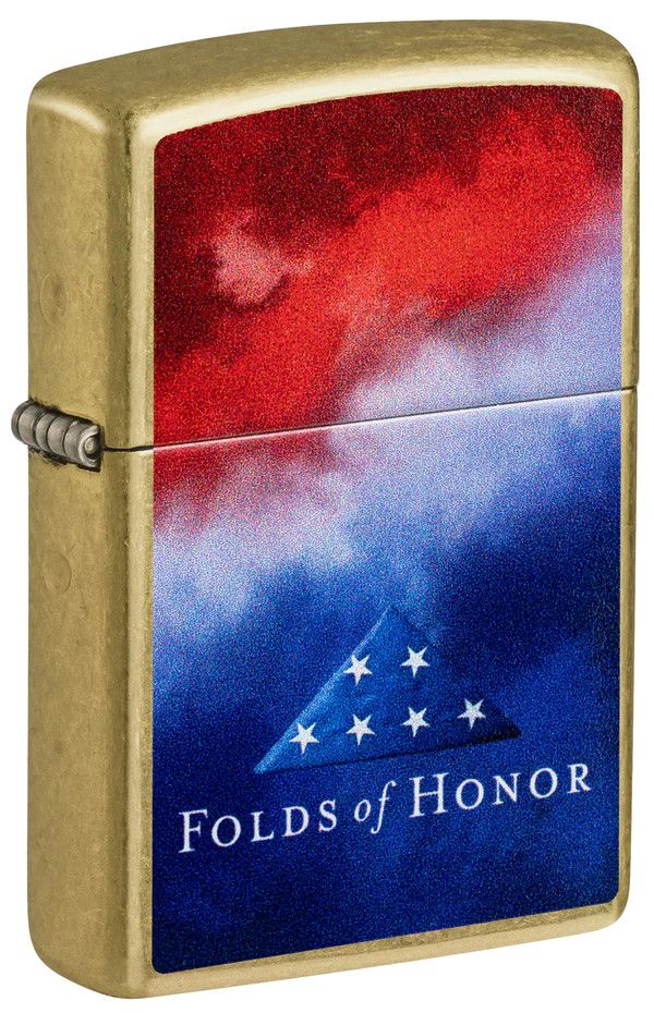Zippo 47095 Folds of Honor Clouds Design