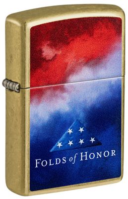 Zippo 47095 Folds of Honor Clouds Design