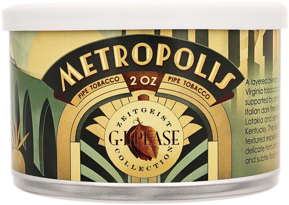 G.L. Pease Zeitgeist #5: Metropolis Flake  2oz. Tin