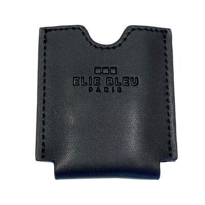Elie Bleu C4 Black Leather Cutter Case