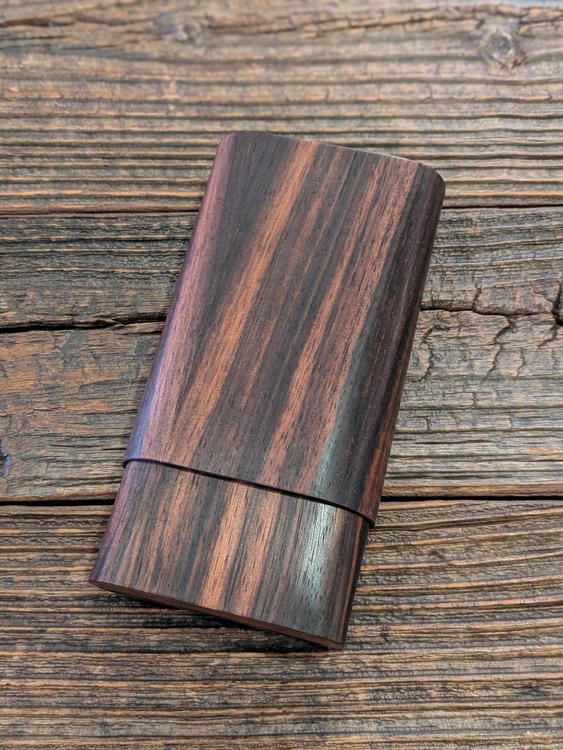 Brizard &amp; Co. Cigar Case Showband 3 Gordo Ebony