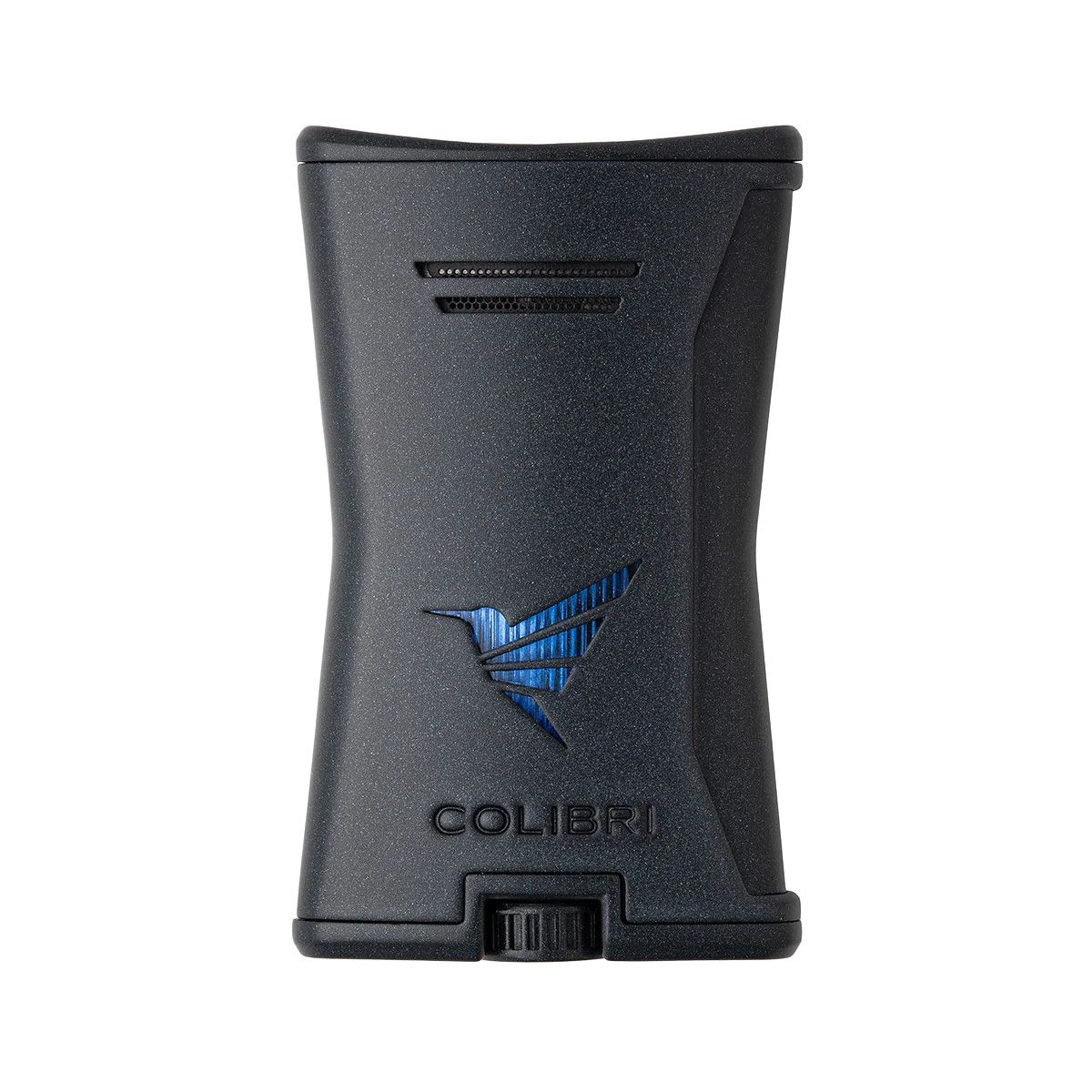 Colibri Slim Single-Torch Lighter, Color: Black/Black