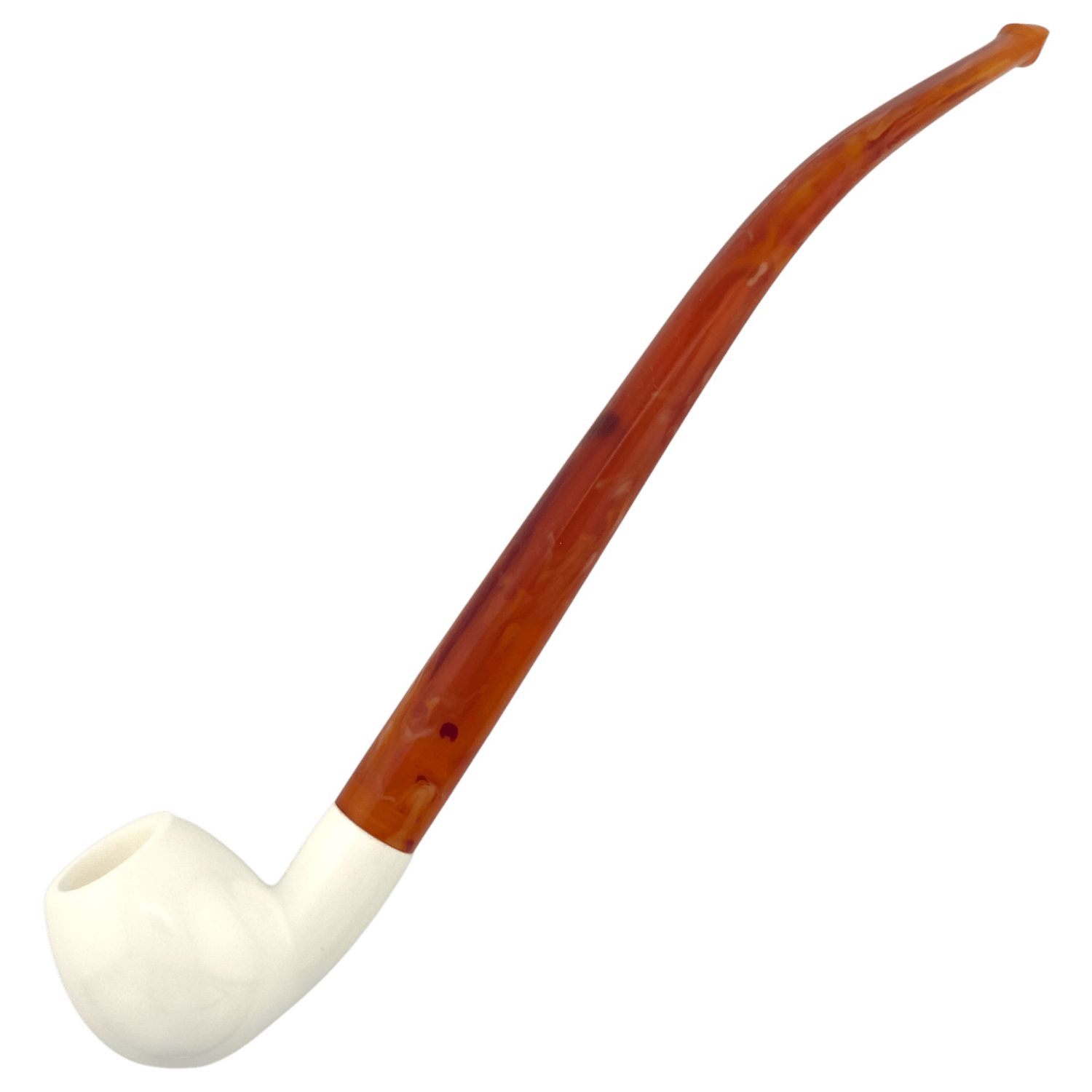 Servi Meerschaum Churchwarden Apple Bent Smooth