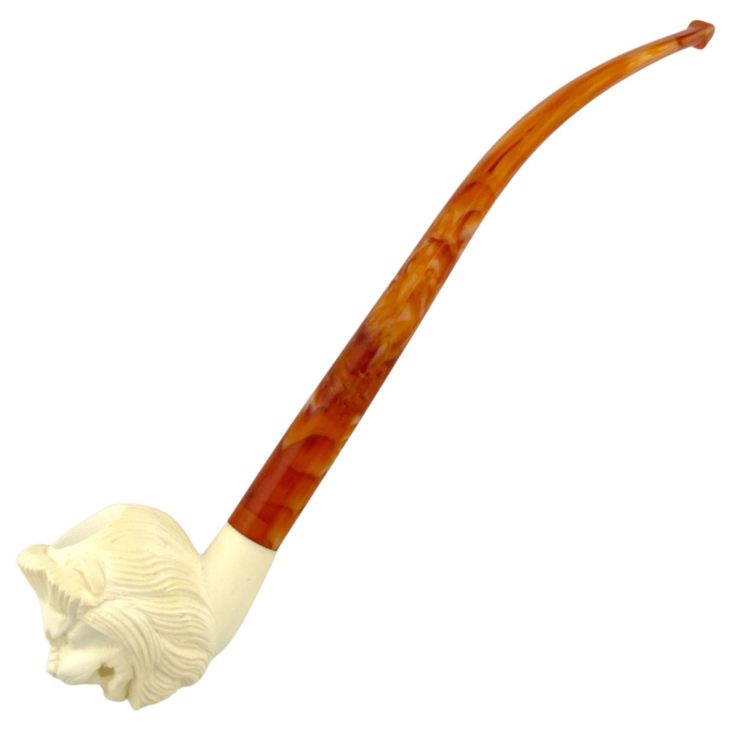 Servi Meerschaum Churchwarden Lion