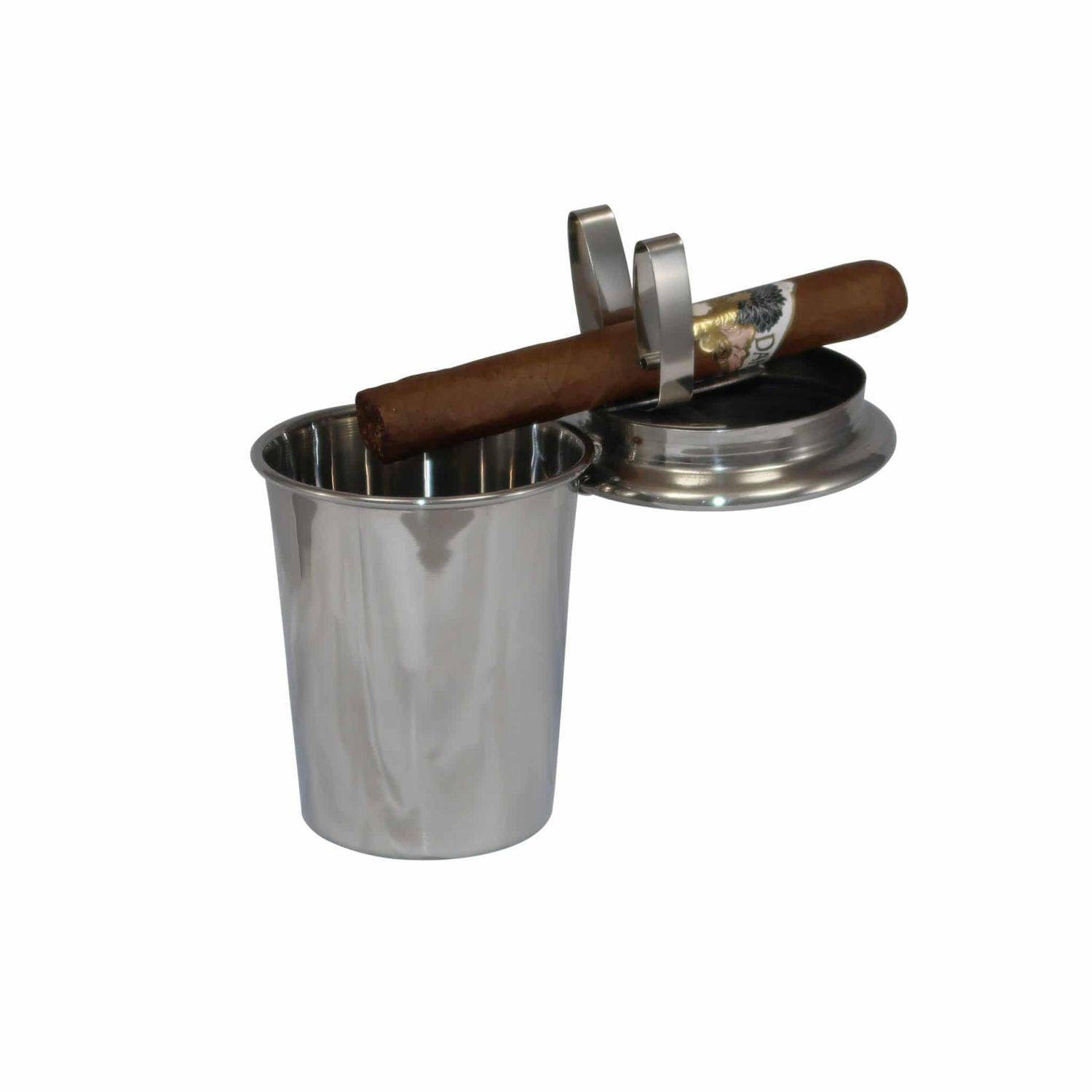 Stinky Cigar Car Ashtray, Color: Stainless Steel