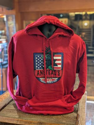 Anstead's Cardinal Red Hoodie