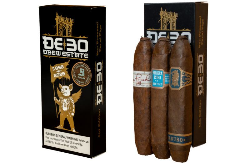 Drew Estate DE30 Box-Pressed Feral Flying Pig Sampler (Pack of 3)