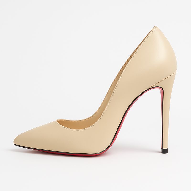 Heidi Piel Maquillaje Zapato de Tacón Alto Beige – Elegancia Exclusiva