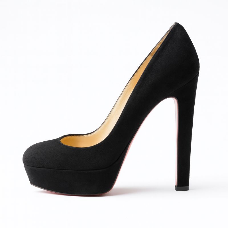 Sandra Ante negro Zapatos de Tacón Alto Negro con Plataforma