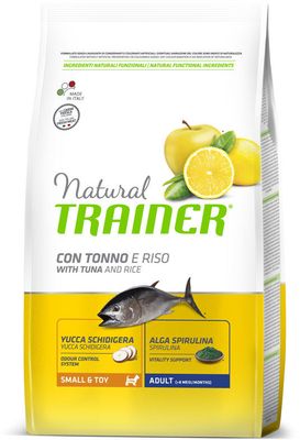 NATURAL TRAINER SMALL/TOY ADULT TONNO E RISO 800G