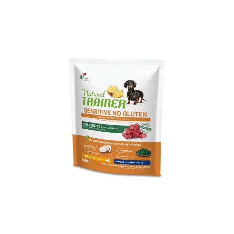 NATURAL TRAINER SMALL/TOY ADULT AGNELLO E CEREALI 800G