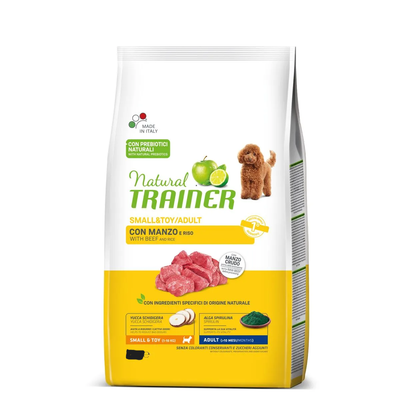 NATURAL TRAINER SMALL/TOY ADULT MANZO E RISO 800G