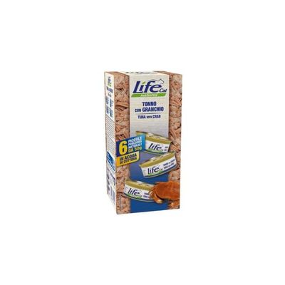 LIFECAT TONNO E GRANCHIO 6X50GR