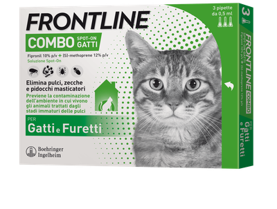 FRONTLINE COMBO GATTI E FURETTI DA 3 PIPETTE FRONTLINE COMBO GATTI E FURETTI DA 3 PIPETTE