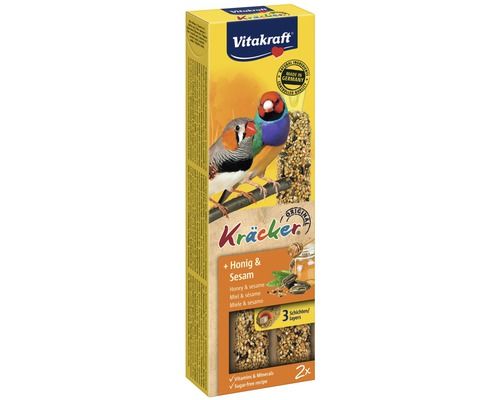 Kracker miele e sesamo per esotici 60 g-2 pz