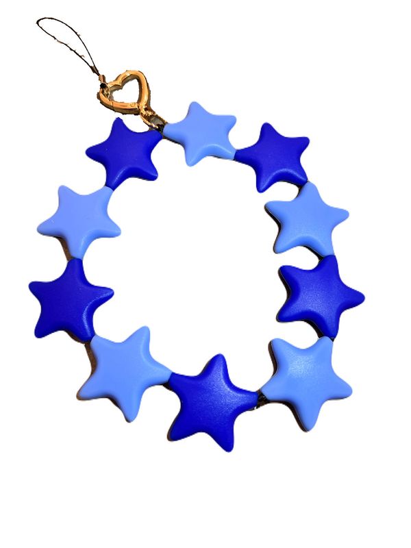 Phone Charms In Blue Color💙🦋🧢🔵