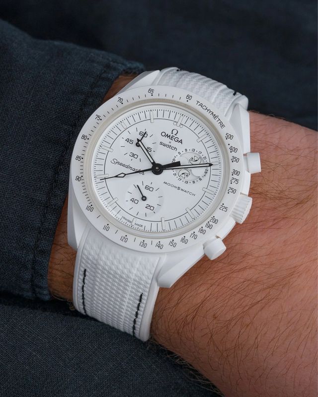 Unique Omega Swatch In White