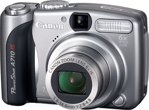Canon powershot a710 is
