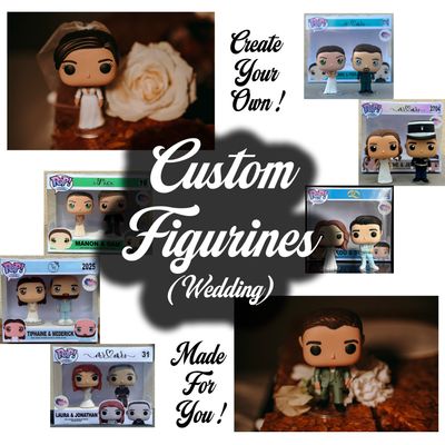 2Pack Mariage : Figurines Personnalisées