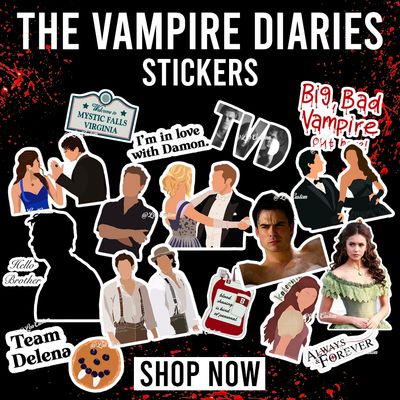 🦇 Stickers The Vampire Diaries 🌙