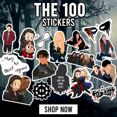 🌿🔥 Stickers The 100 🔥🌿