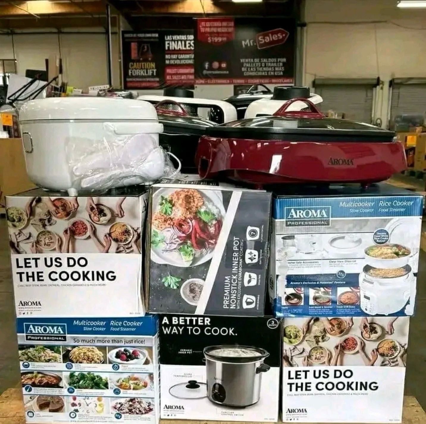 Amazon Cookware Pallets