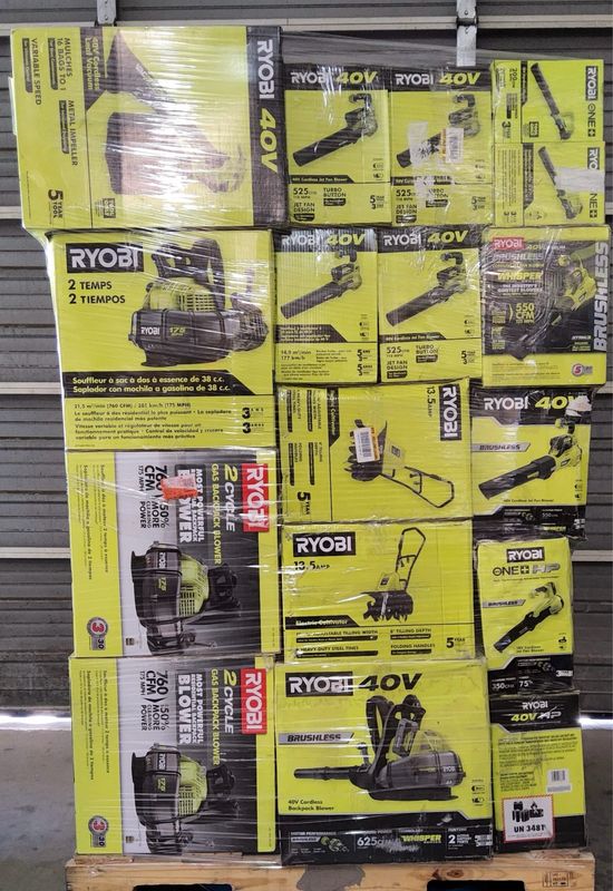 Ryobi Power Tool pallets