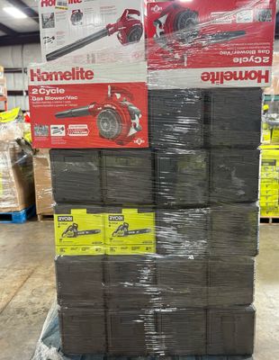 Gas Chainsaw and Blower Pallet
