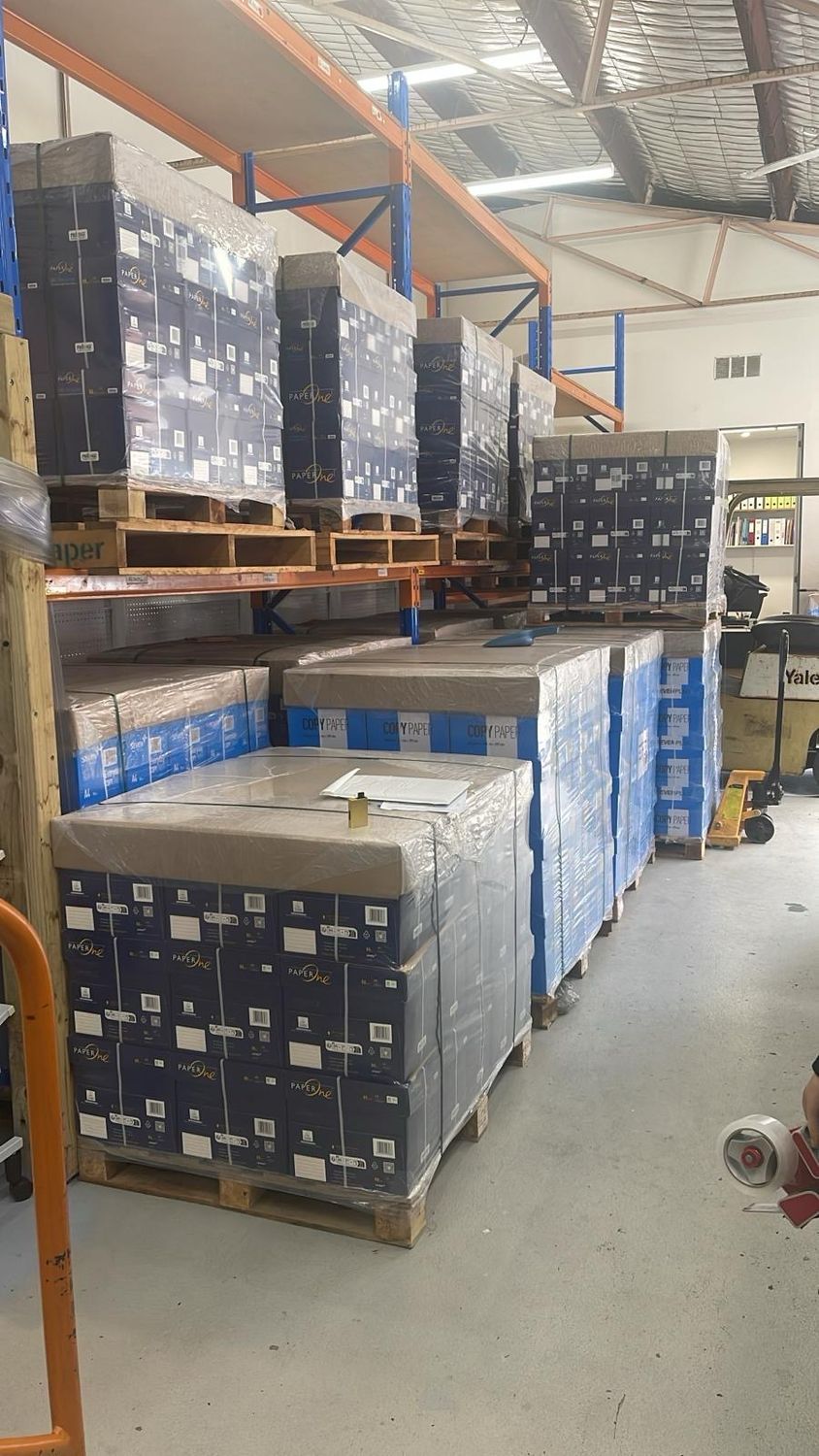 Wholesale Copy Paper Pallet Bulk | 40-60 Cases of Multipurpose Printer Copy Paper 80gsm / 75gsm 70gsm For Sale. Thai Origin Paper