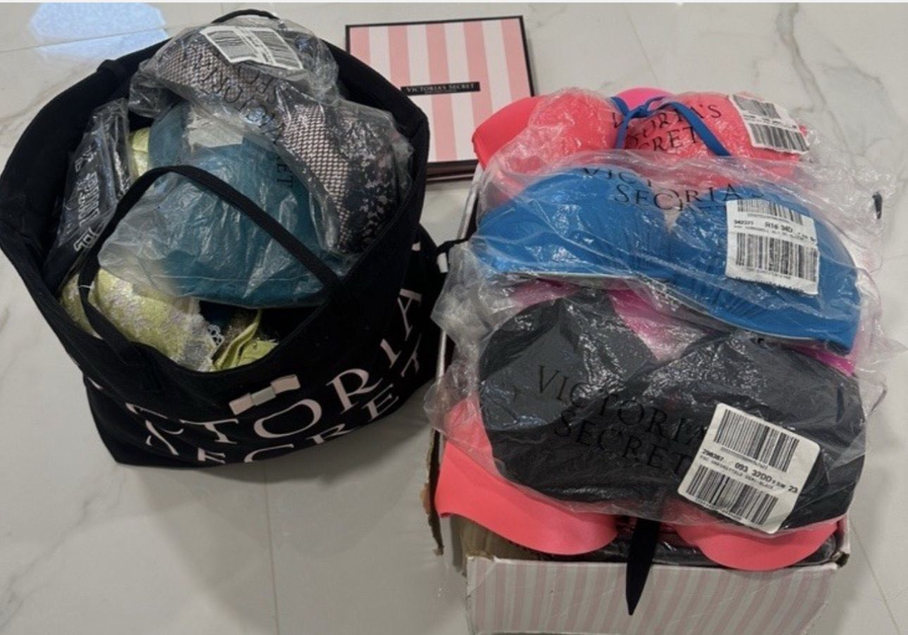 Victoria’s Secret Lot 100+ Bikinis Swim Bras Panties Rare NEW