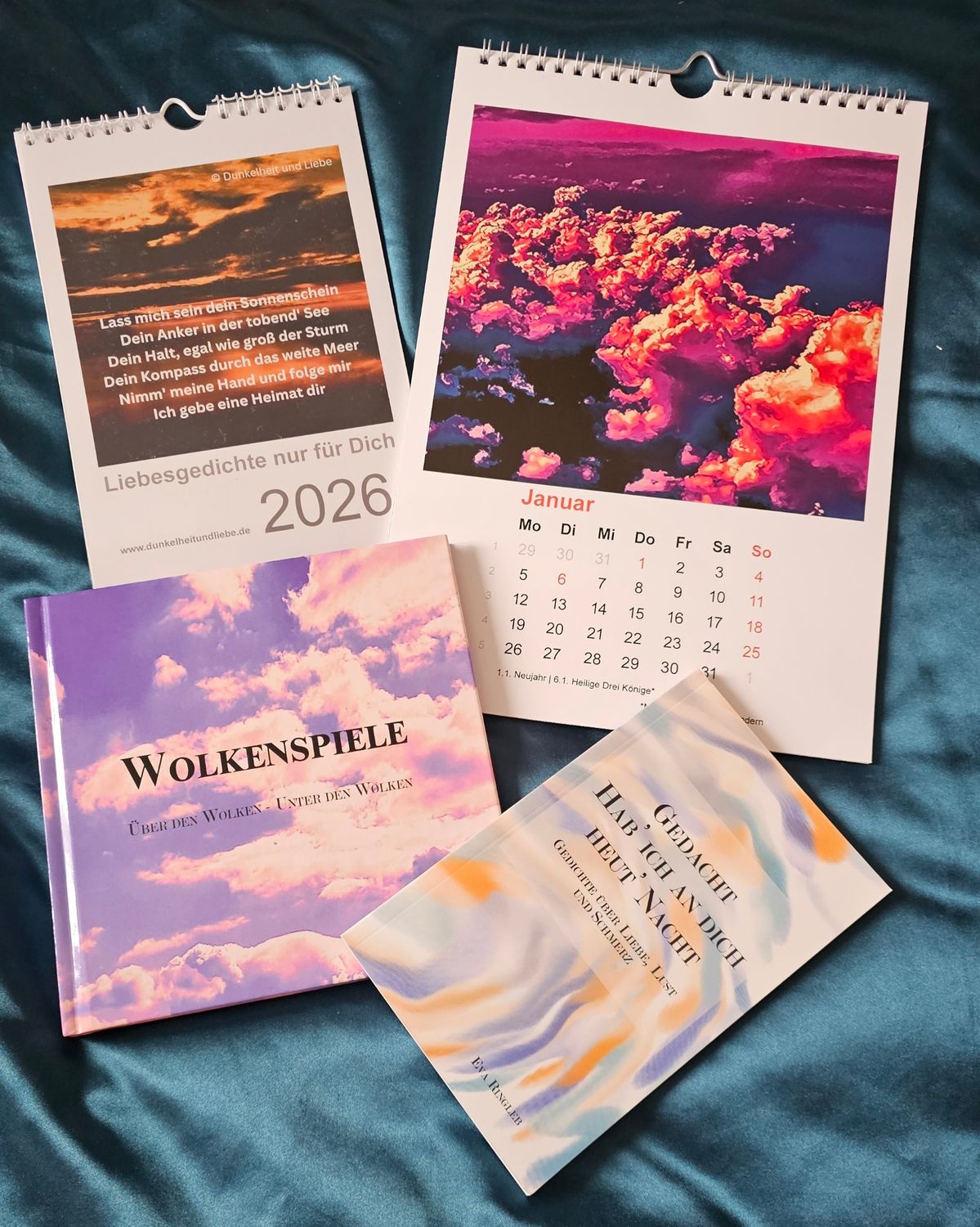 Bundle 5 'Das ganze Paket', alle Bücher, Kalender und 2 verschiedene Lesezeichen Bundle 5 'Das ganze Paket', alle Bücher, Kalender und 2 verschiedene Lesezeichen