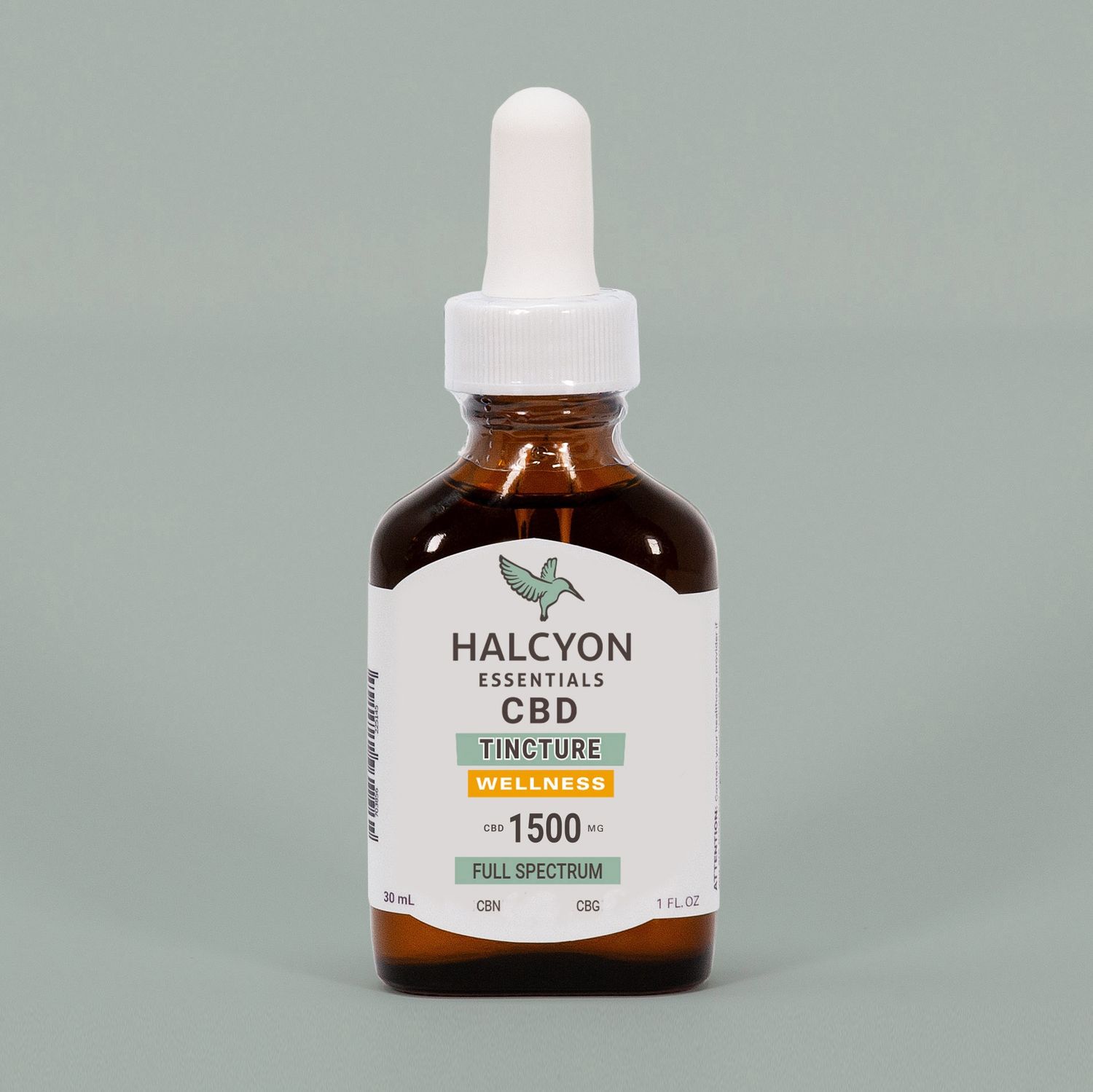 Halcyon - CBD Full Spectrum Oil Tincture, 750mg w/THC