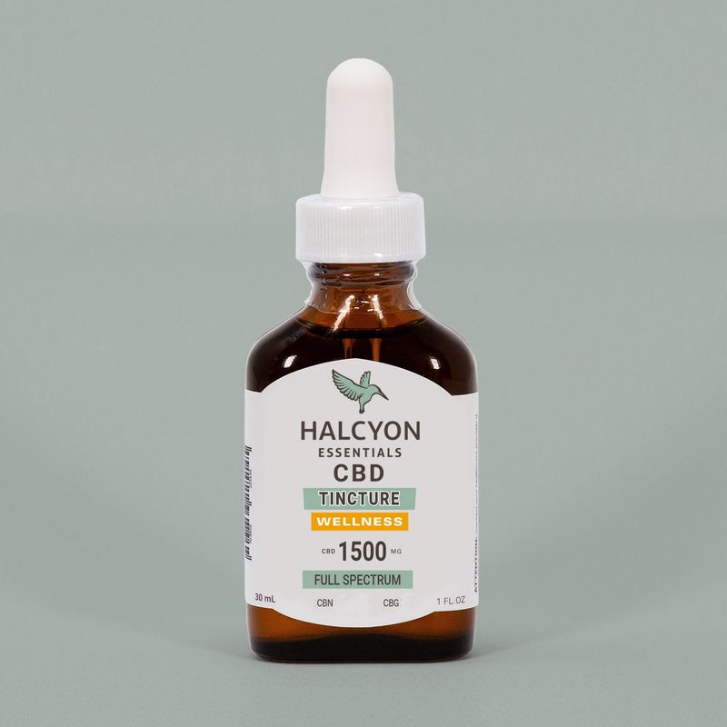 Halcyon - CBD Full Spectrum Oil Tincture, 750mg w/THC