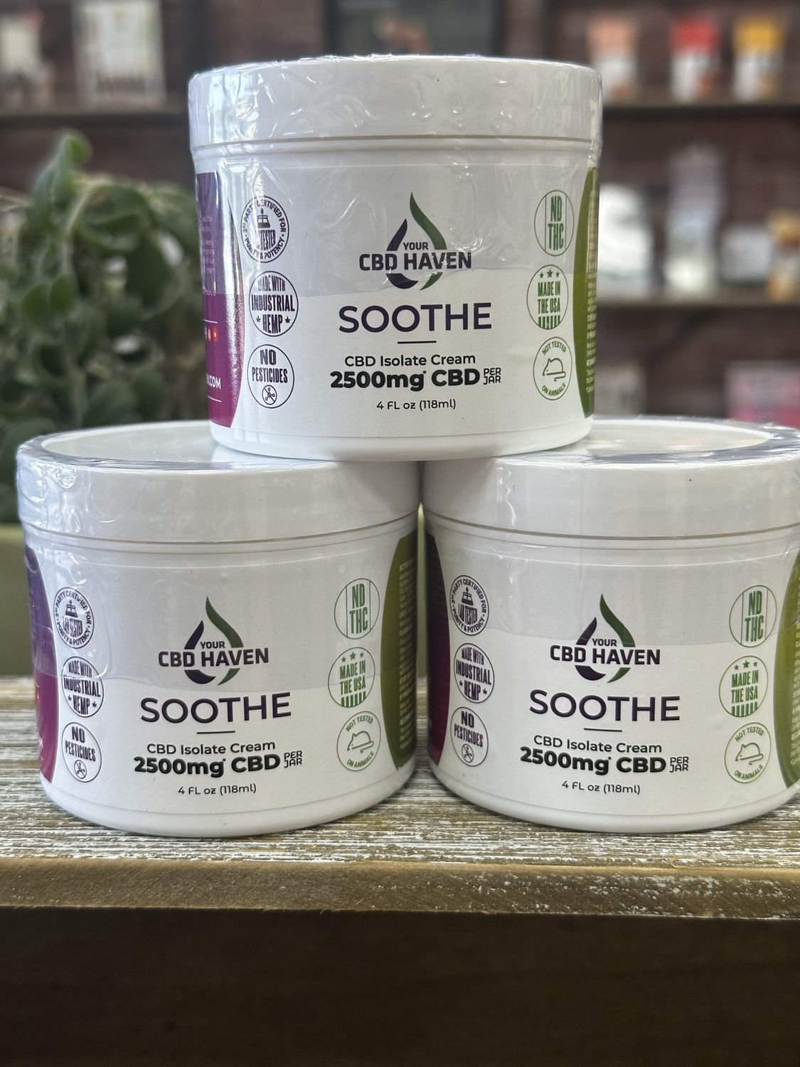 YOUR CBD HAVEN  - &quot;SOOTHE&quot; CBD Pain Cream, 2500mg
