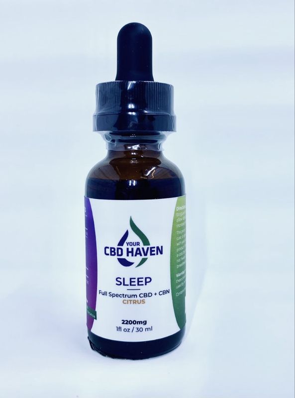 SLEEP Full Spectrum CBD/CBN Oil Tincture, 2200mg