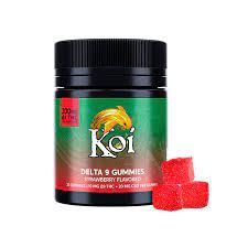 Koi - Delta 9 THC Gummies - 10mg each, Flavor: Strawberry