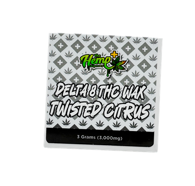 DELTA 8 THC WAX THREE GRAMS HYBRID TWISTED CITRUS
