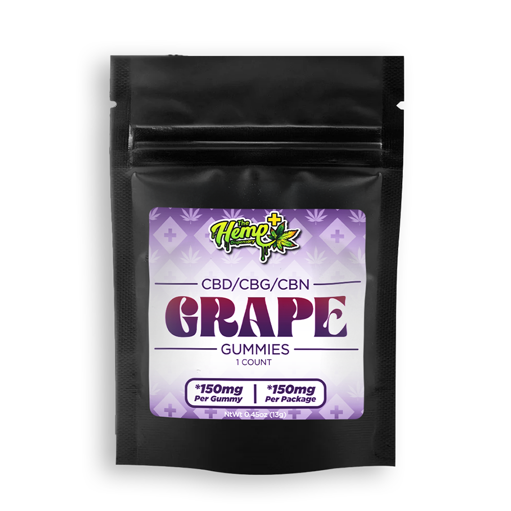 CBD/CBG/CBN GUMMIES 150MG GRAPE