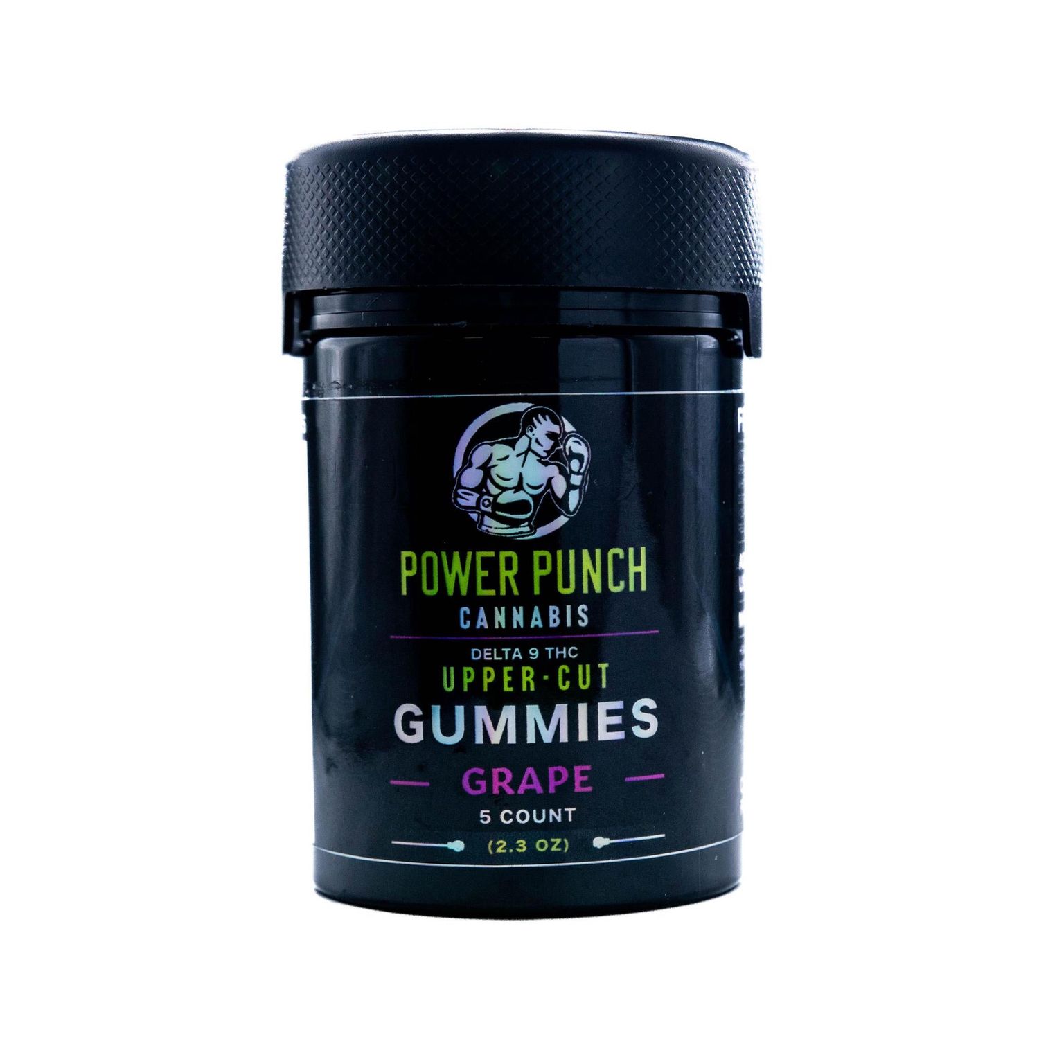 UPPERCUT GRAPE GUMMIES 120 MG FIVE COUNT