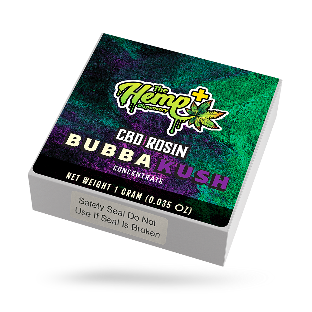 CBD ROSIN ONE GRAM BUBBA KUSH