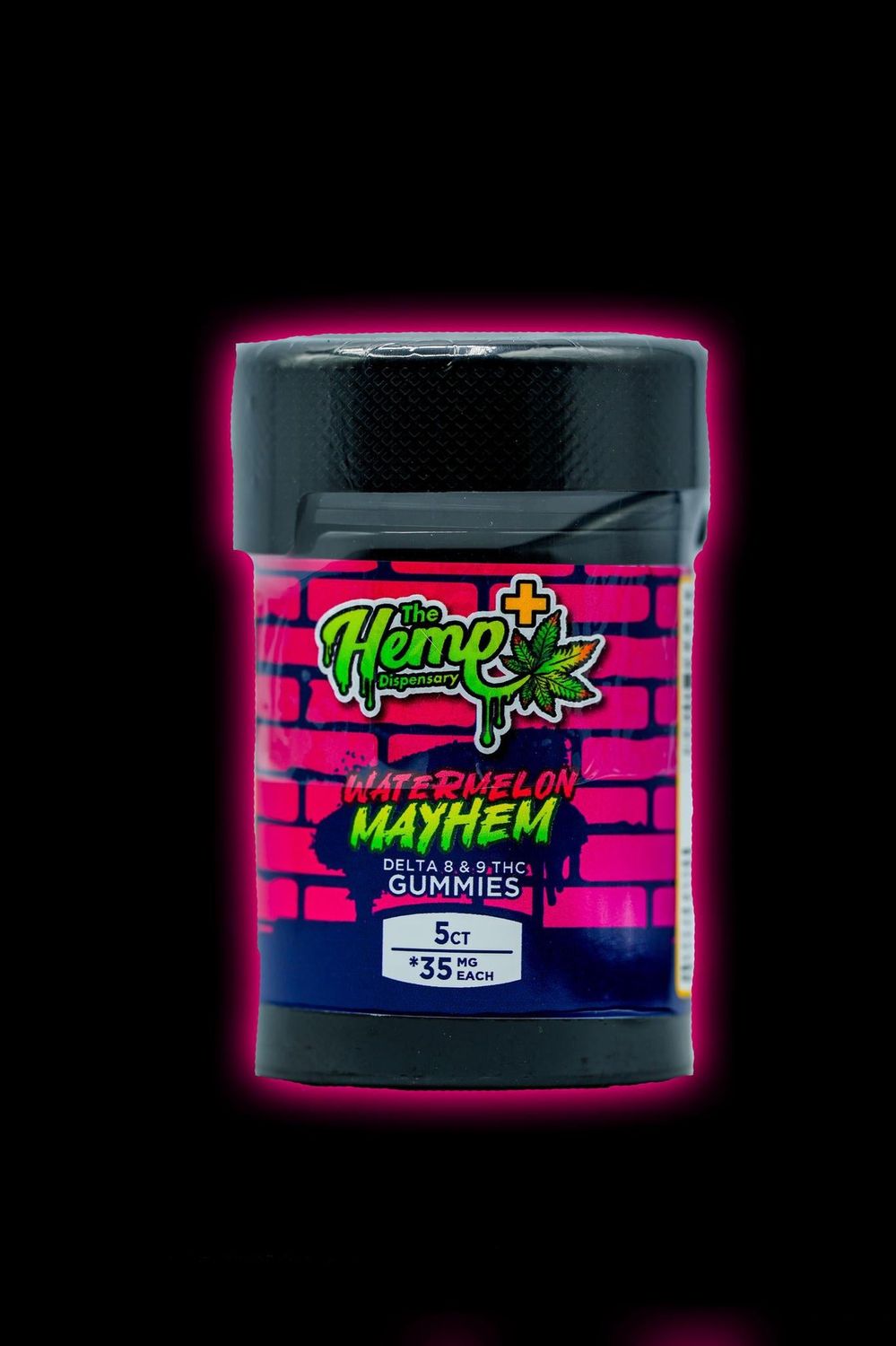 DELTA 8 THC/DELTA 9 THC GUMMIES MAYHEM 35MG WATERMELON