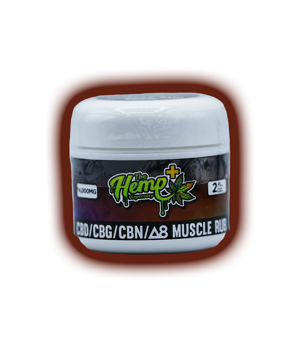 CBD/CBG/CBN/DELTA 8 THC MUSCLE RUB